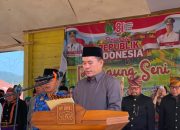 Wakil Ketua I DPRD Luwu Utara Bacakan Teks Proklamasi di Pelosok Seko, Semarak HUT RI ke-81 Bersama Masyarakat