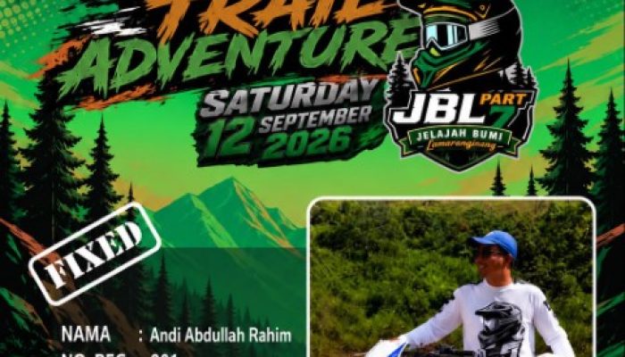 Nomor Registrasi 001 : Bupati Luwu Utara Siap Ramaikan JBL7