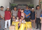 Jumat Berkah, Polsek Wara Utara dan Rumah Makan Rakyat Gratis Berbagi ke Panti Asuhan