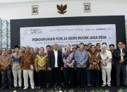 Adik Presiden Prabowo  Hasyim Djojohadikusumo Hadiri Pengukuhan Pokja Newsroom Jaga Desa