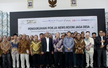 Adik Presiden Prabowo  Hasyim Djojohadikusumo Hadiri Pengukuhan Pokja Newsroom Jaga Desa