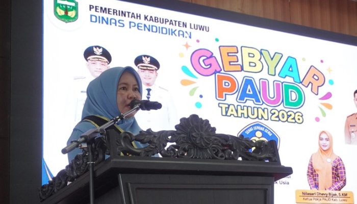 Gebyar PAUD 2026 Luwu Dorong Pembentukan Karakter dan Keberanian Anak Sejak Dini