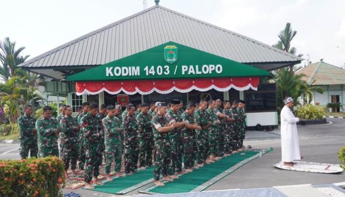Memohon Hujan di Tengah Kemarau, Kodim 1403/Palopo Gelar Sholat Istisqa