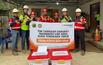 Masmindo Dwi Area Kirim Tiga Personel ERT Bantu Penanganan Bencana di NTT