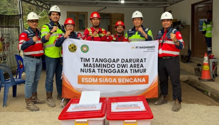 Masmindo Dwi Area Kirim Tiga Personel ERT Bantu Penanganan Bencana di NTT