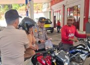 Polsek Tinggimoncong Pantau SPBU Malino, Warga Diimbau Tidak Panic Buying