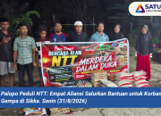 Palopo Peduli NTT: Empat Aliansi Salurkan Bantuan untuk Korban Gempa di Sikka