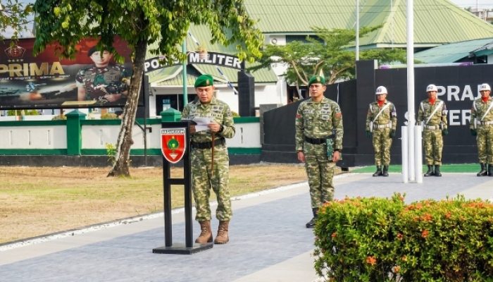 Kodim 1403/Palopo Peringati Haornas ke-43, Dandim Tekankan Pentingnya Kebugaran Prajurit