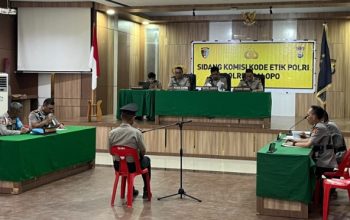 Dugaan Hubungan Terlarang, Oknum Polisi di Palopo Jalani Sidang KKEP, Terancam PTDH