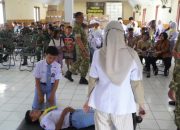 Kodim 1403/Palopo Latih Prajurit dan Masyarakat Kuasai Bantuan Hidup Dasar