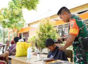 Inspiratif! Babinsa Satriwan Sisihkan Gaji untuk Cukur Gratis Warga Selama Empat Tahun