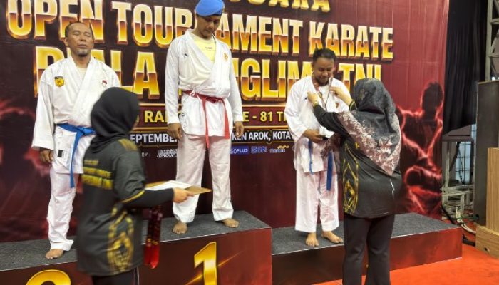 Sertu Beni Sesean Raih Juara 3 Karate Piala Panglima TNI, Harumkan Nama Kodim 1403/Palopo