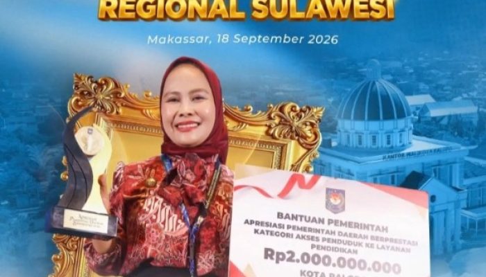 Wali Kota Palopo Raih Prestasi Terbaik I Akses Pendidikan, Pemerintah Pusat Kucurkan Rp2 Miliar