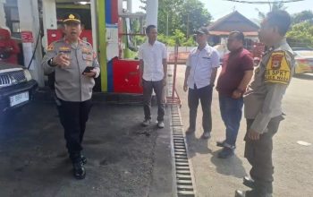 Polres Palopo Perketat Pengamanan SPBU Saat Penerapan Ganjil Genap