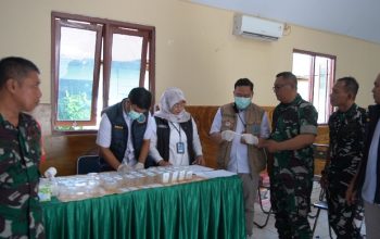 Kodim 1403/Palopo dan BNN Perkuat Pencegahan Narkoba, 60 Prajurit Jalani Tes Urine
