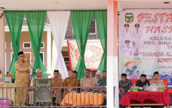 Pesta Panen Lindajang, Bupati Luwu Tegaskan Komitmen Tingkatkan Produktivitas dan Kesejahteraan Petani