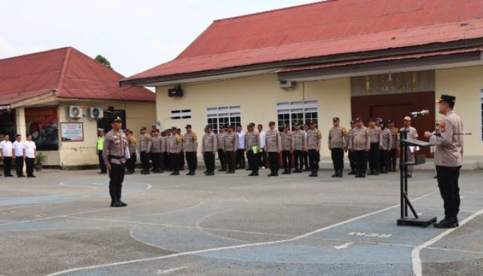 Pimpin Apel Jam Pimpinan, Kapolres Palopo Tegaskan Disiplin dan Kesiapsiagaan Hadapi Karhutla