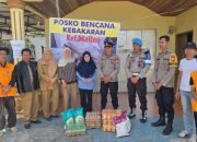 Saat Warga Tertimpa Musibah, Polsek Tinggimoncong Hadir Bawa Kepedulian