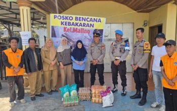 Saat Warga Tertimpa Musibah, Polsek Tinggimoncong Hadir Bawa Kepedulian