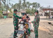 TNI Hadir di Tengah Ancaman Asap Karhutla, Kodim 1403/Palopo Bagikan Ribuan Masker