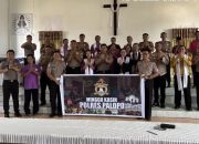 Minggu Kasih di Gereja Sion Lappo, Polres Palopo Ajak Warga Cegah Tawuran Pemuda