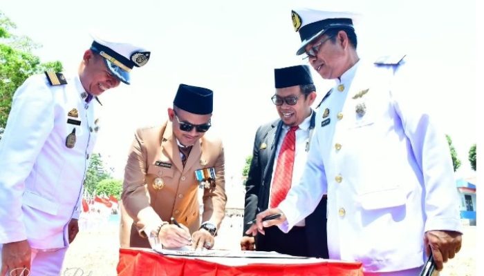 26 Perwira Remaja SMKN 3 Palopo Dilantik, Wawali Tegaskan Keselamatan Pelayaran Jadi Prioritas